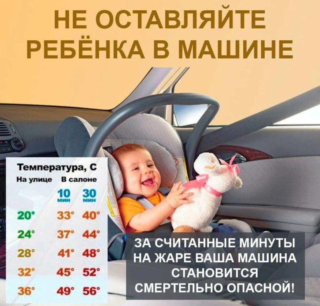 Никогда не оставляй детей в машине!.